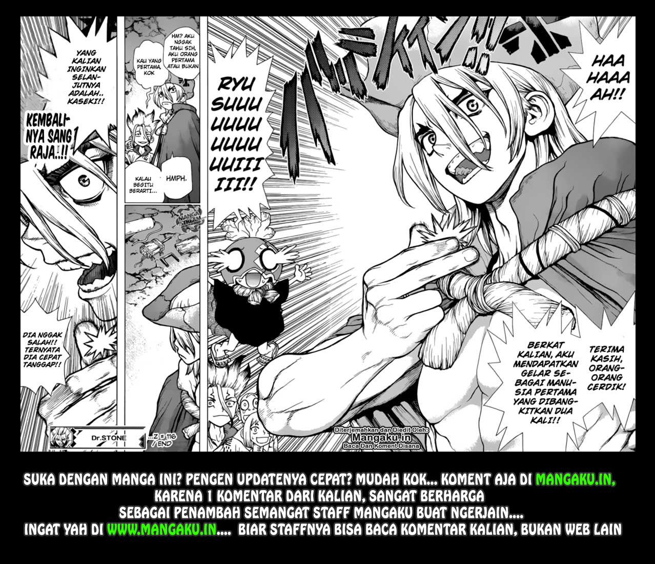 Dr. Stone chapter 116 halaman 18