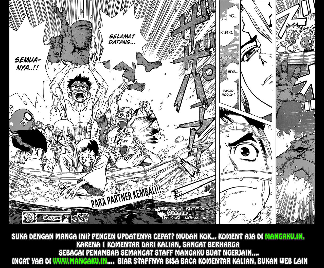 Dr. Stone chapter 118 halaman 18