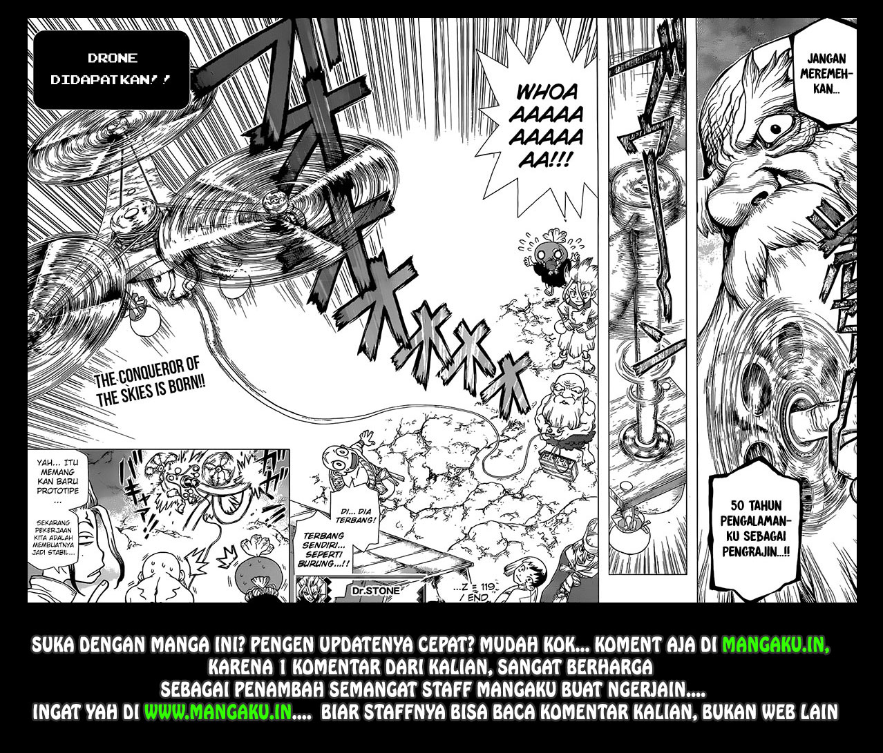 Dr. Stone chapter 119 halaman 18