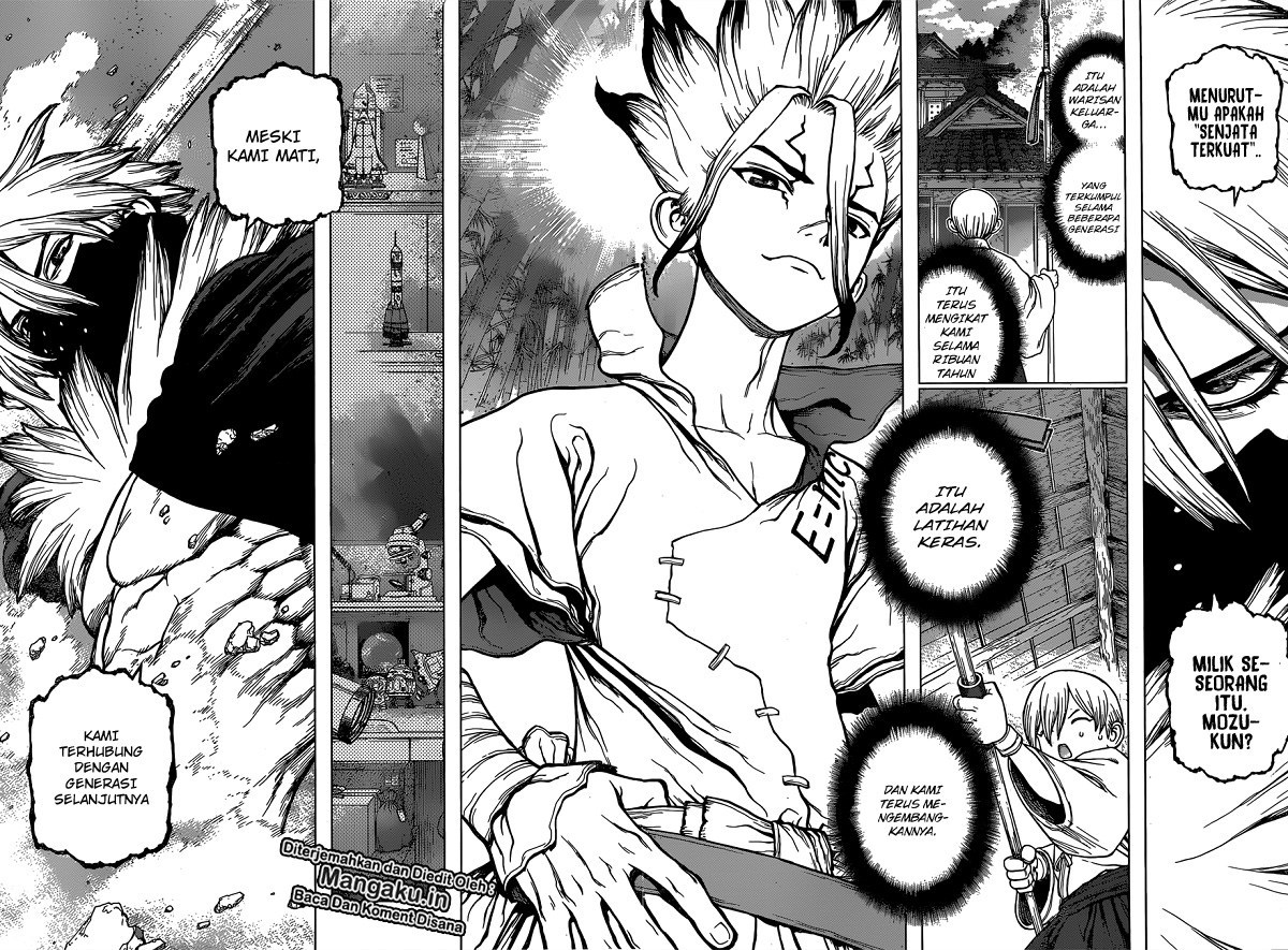 Dr. Stone chapter 132 halaman 16