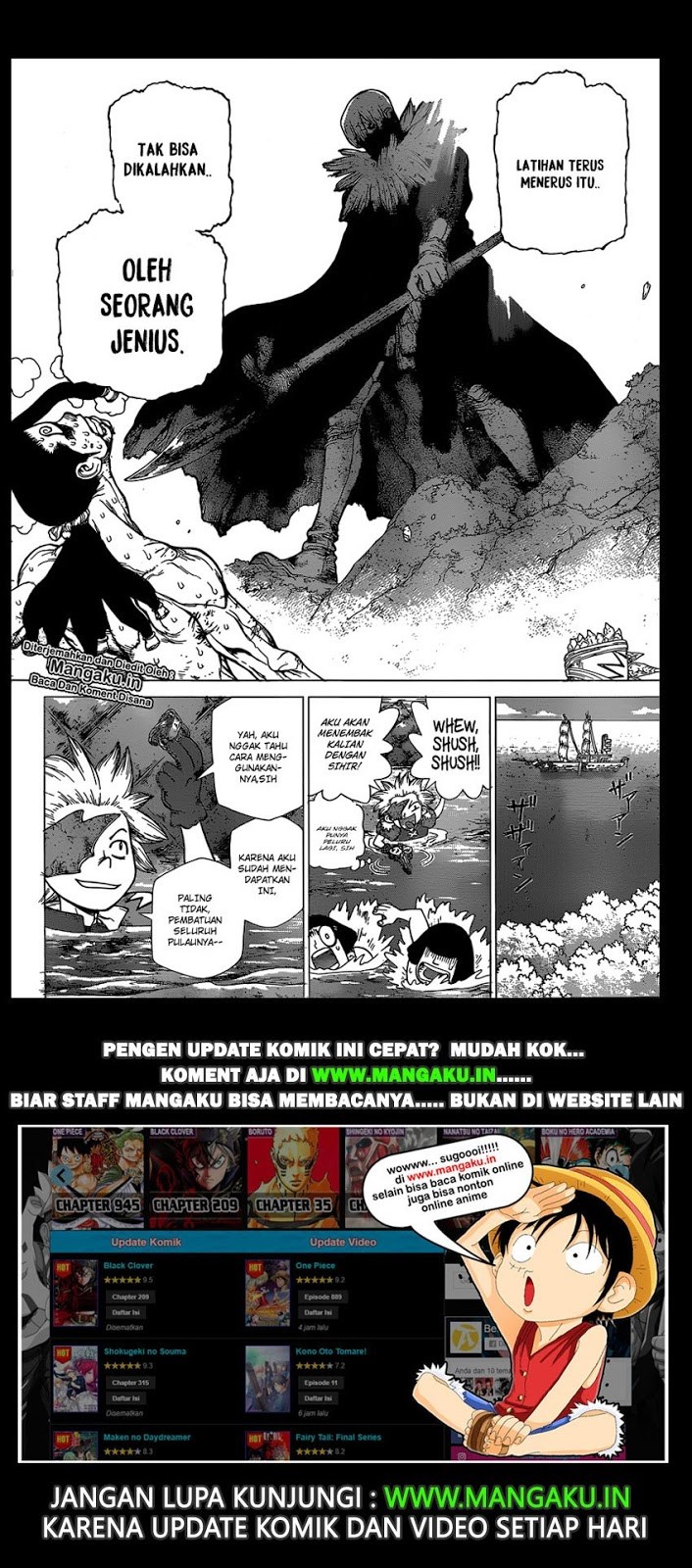 Dr. Stone chapter 132 halaman 17