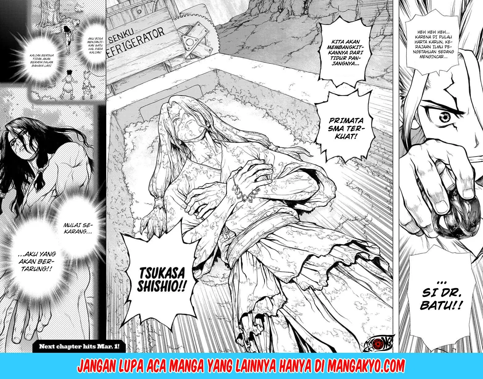 Dr. Stone chapter 140 halaman 16