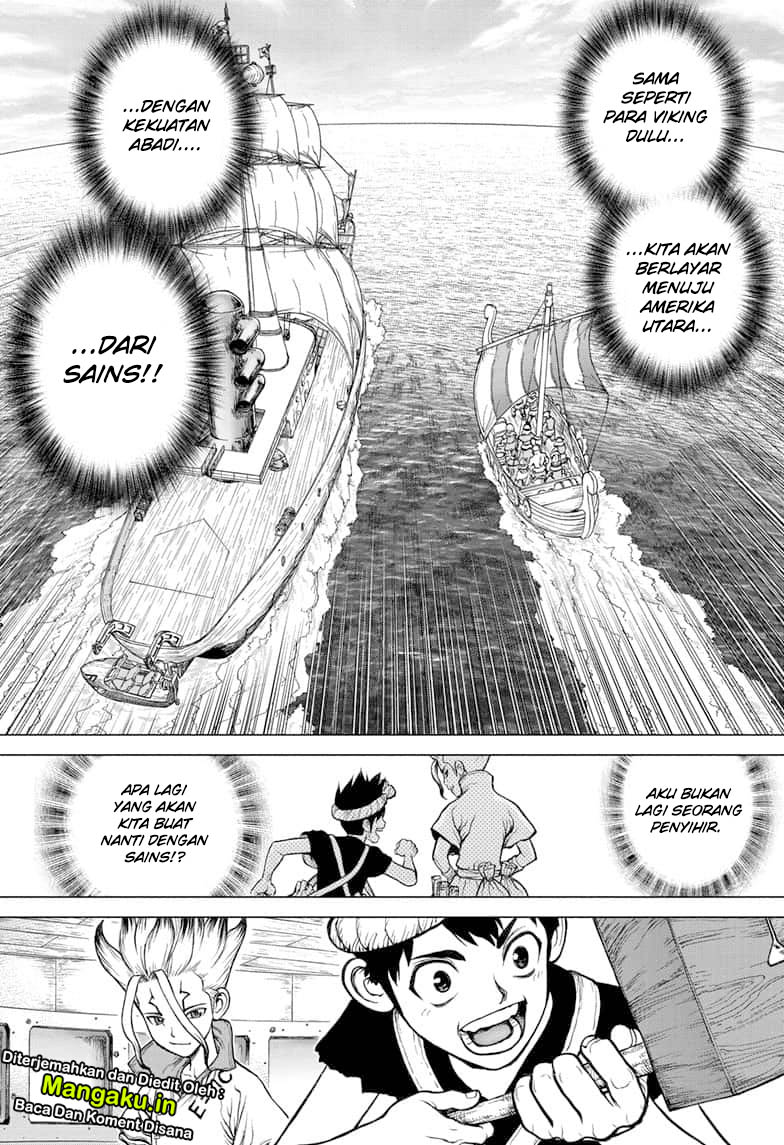 Dr. Stone chapter 147 halaman 17