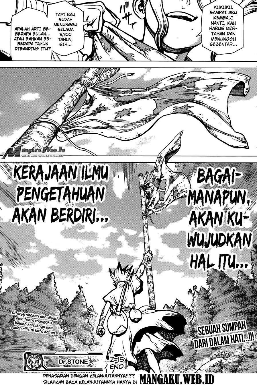 Dr. Stone chapter 15 halaman 19