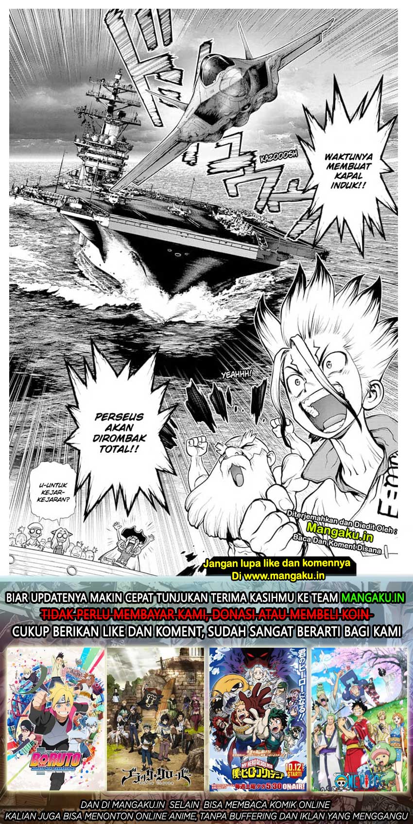 Dr. Stone chapter 152 halaman 19