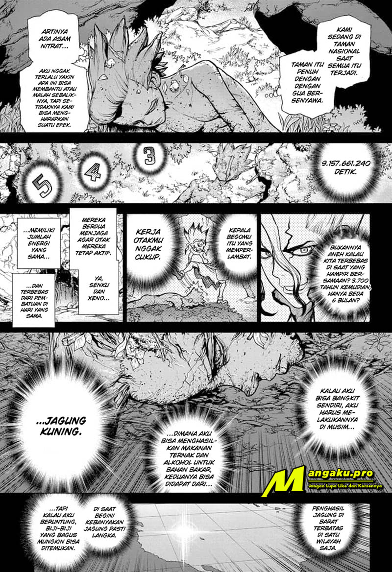 Dr. Stone chapter 157 halaman 15