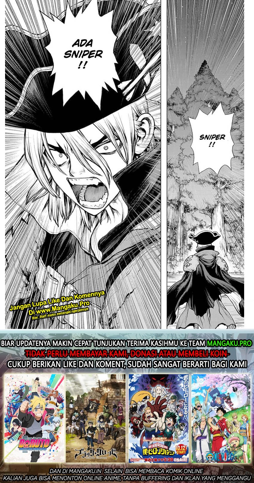 Dr. Stone chapter 158 halaman 21