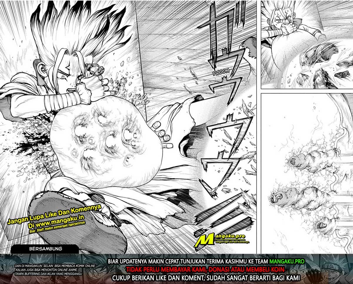 Dr. Stone chapter 159 halaman 17