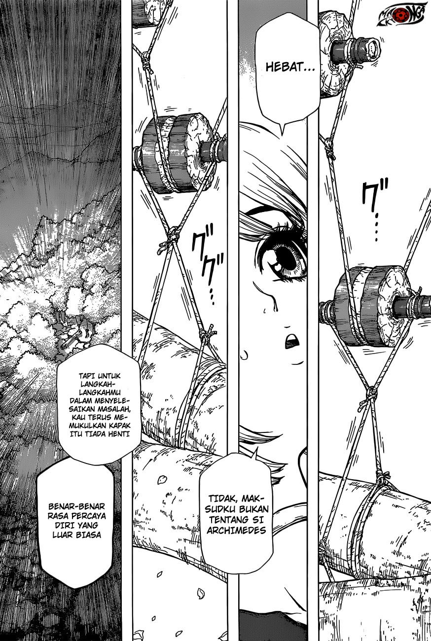 Dr. Stone chapter 16 halaman 17