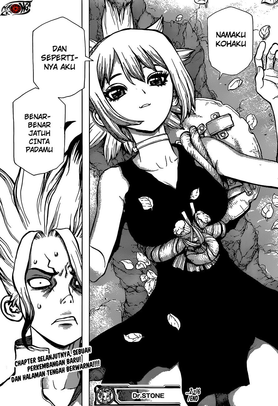 Dr. Stone chapter 16 halaman 18