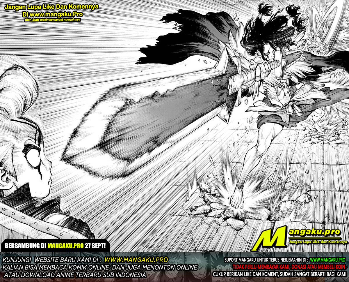 Dr. Stone chapter 166 halaman 16