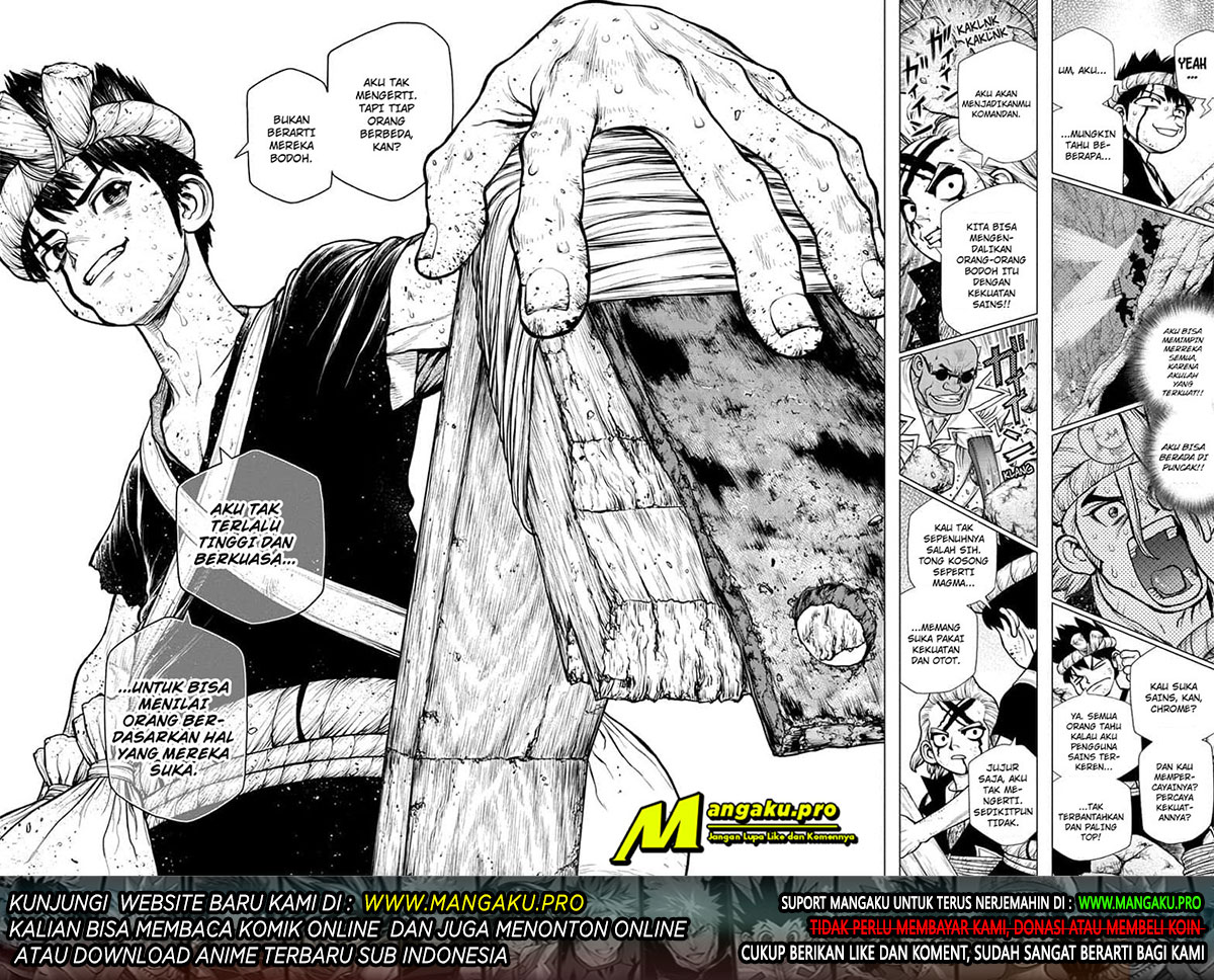 Dr. Stone chapter 167 halaman 15