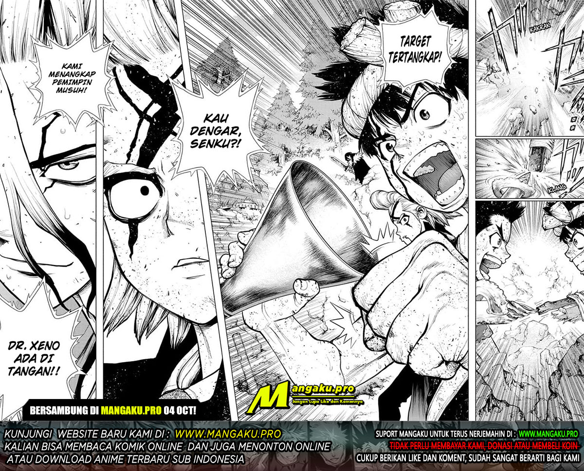 Dr. Stone chapter 167 halaman 16