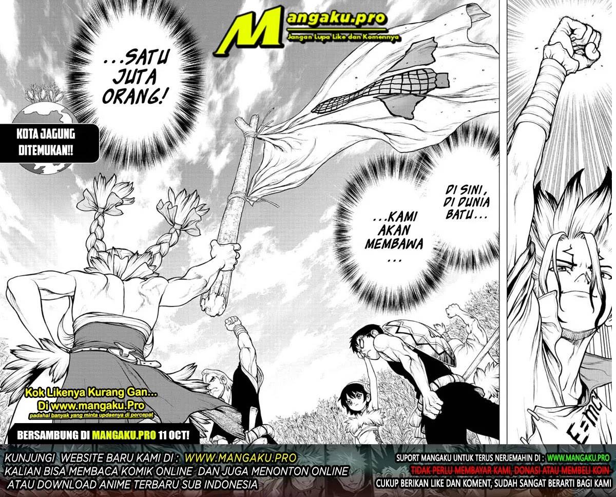 Dr. Stone chapter 168 halaman 20