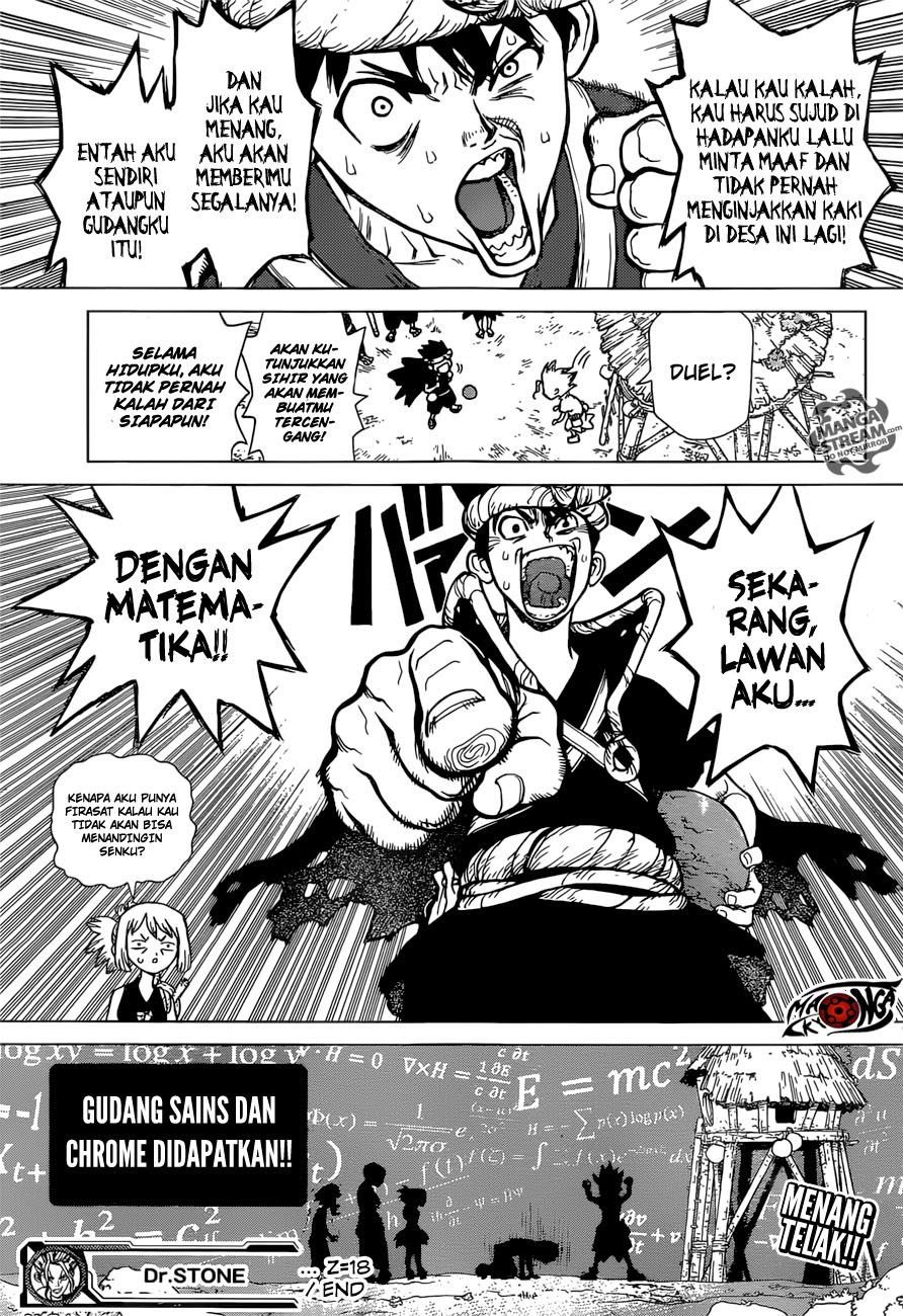 Dr. Stone chapter 18 halaman 19