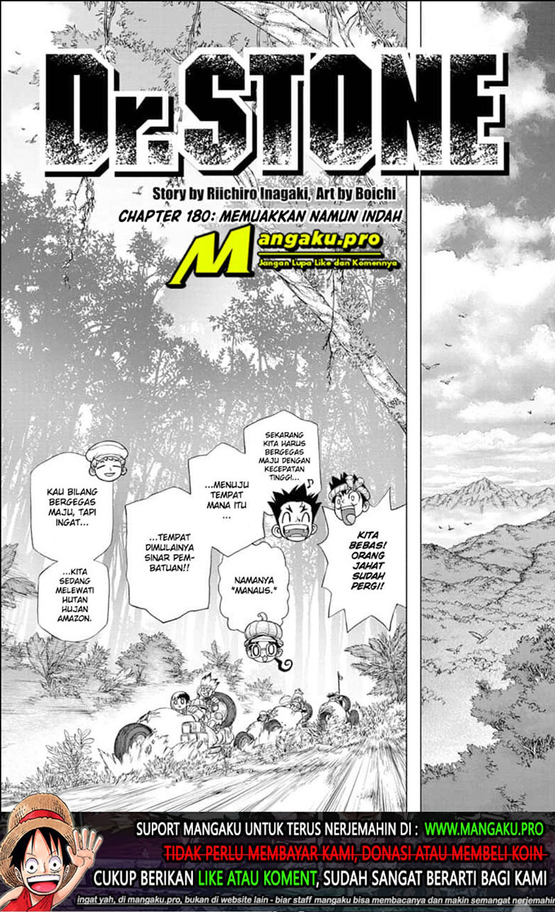 Dr. Stone chapter 180 halaman 4