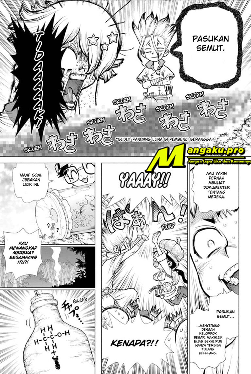 Dr. Stone chapter 180 halaman 8