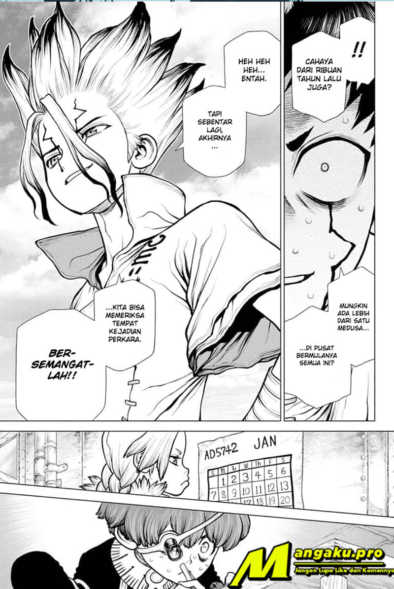 Dr. Stone chapter 180 halaman 14