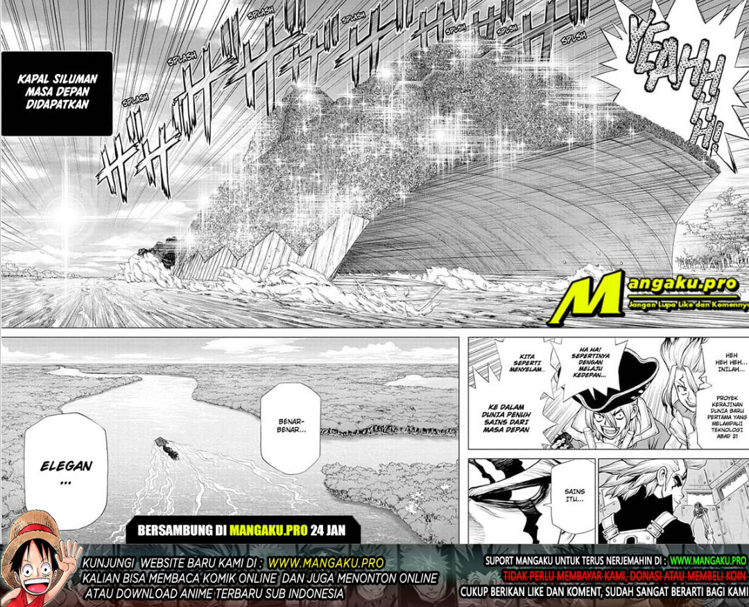 Dr. Stone chapter 181 halaman 19