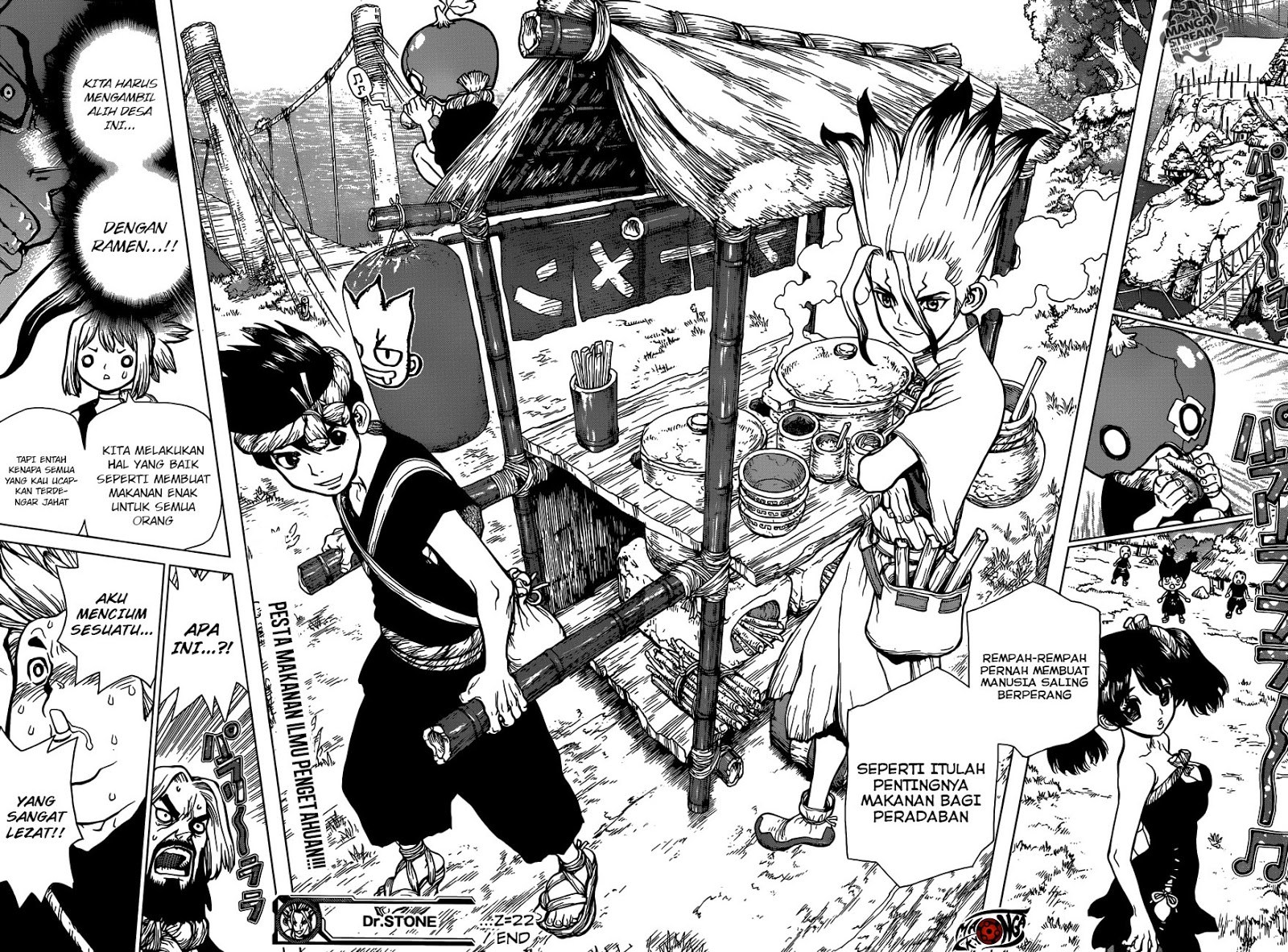 Dr. Stone chapter 22 halaman 17