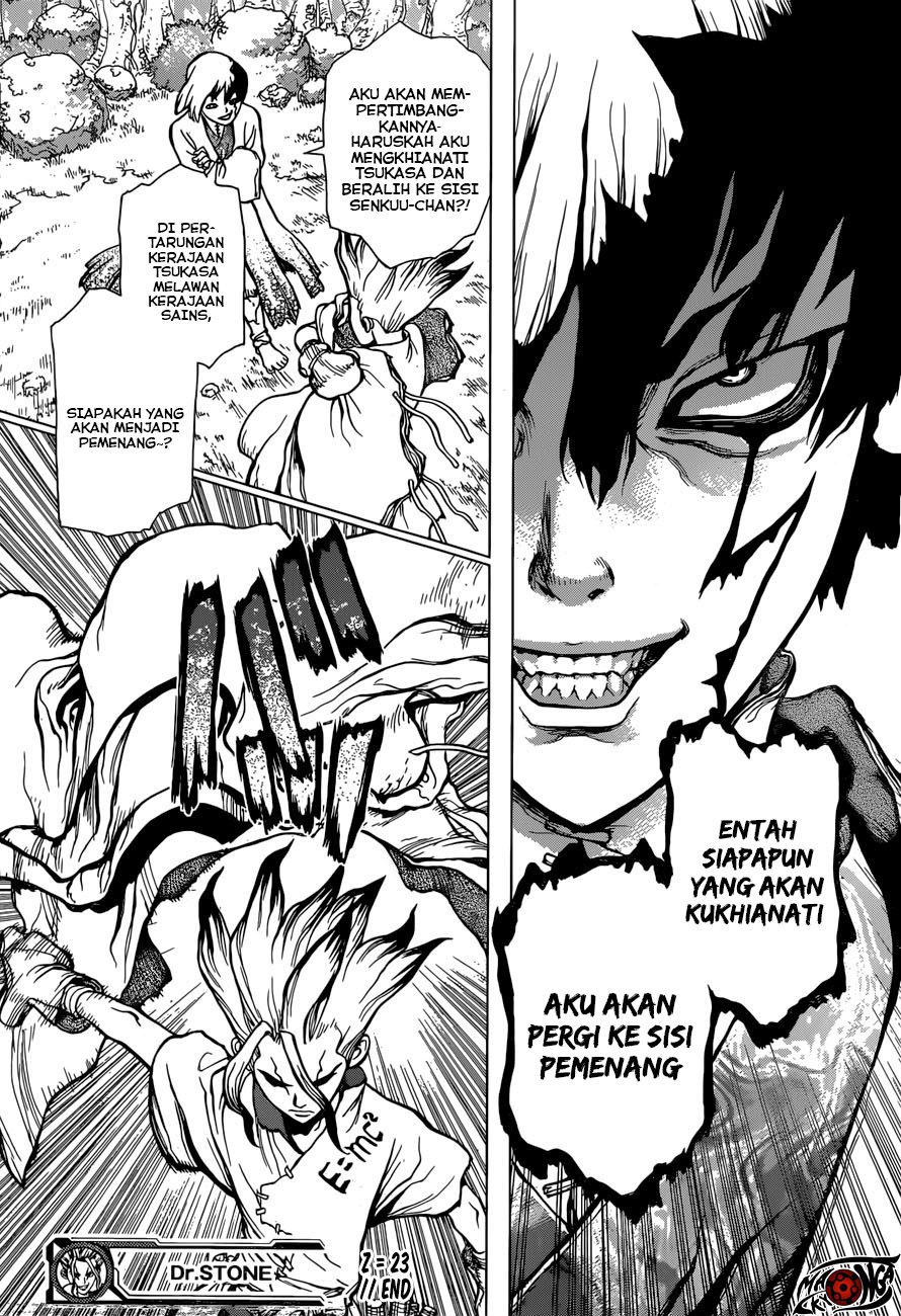 Dr. Stone chapter 23 halaman 17