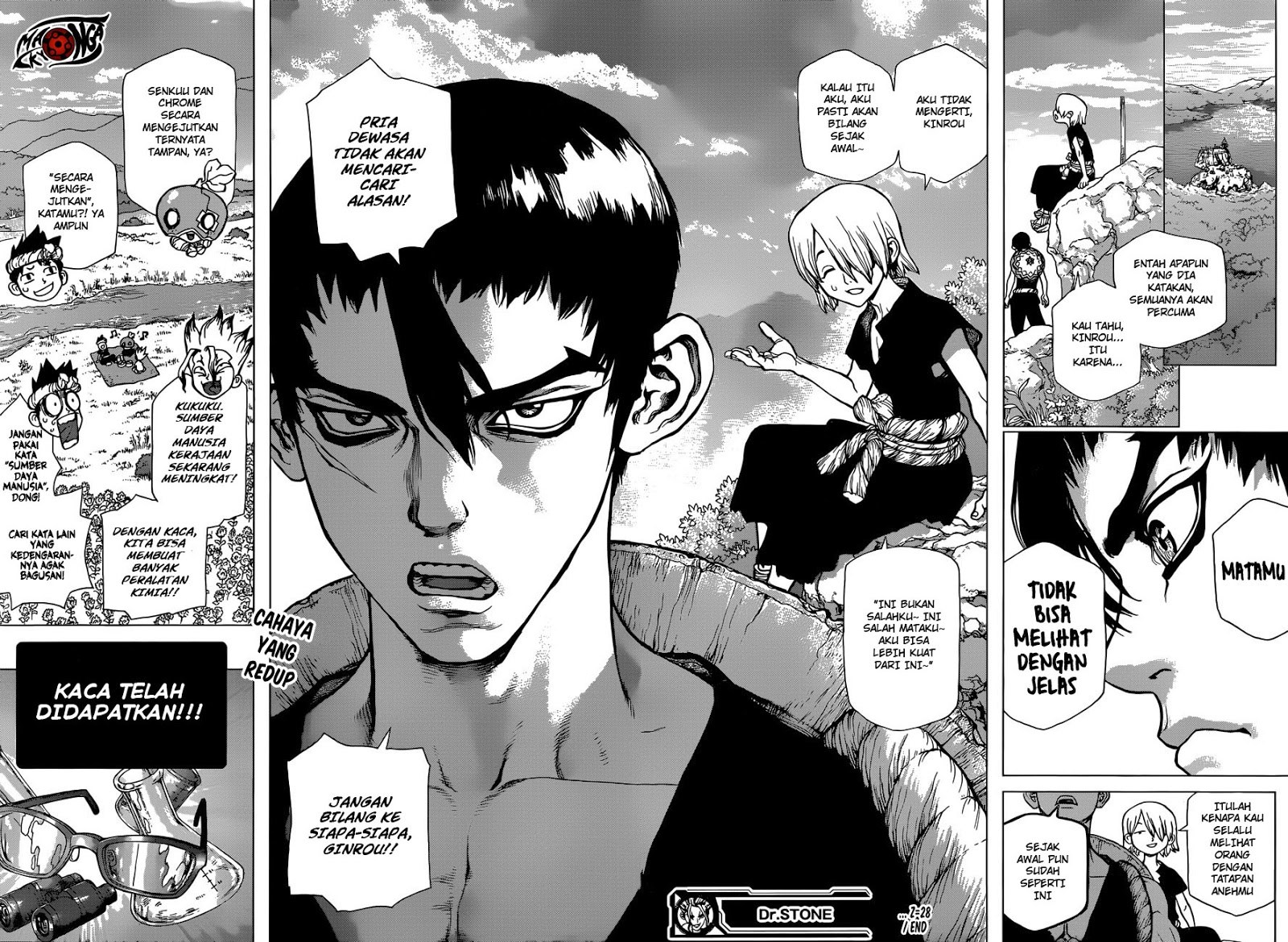 Dr. Stone chapter 28 halaman 17