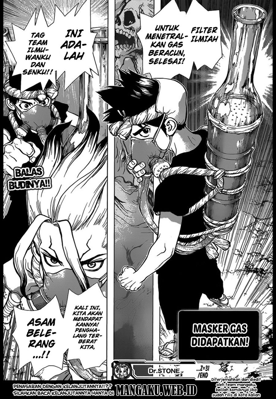 Dr. Stone chapter 31 halaman 19