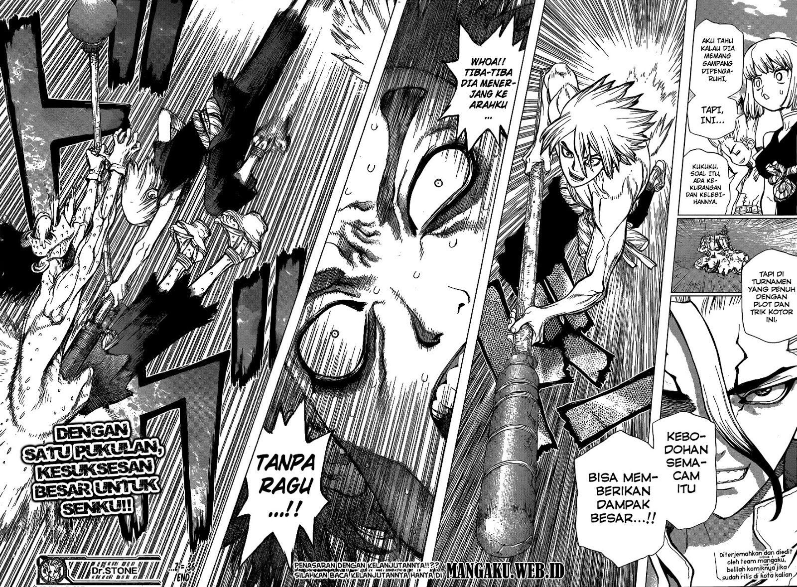 Dr. Stone chapter 36 halaman 19