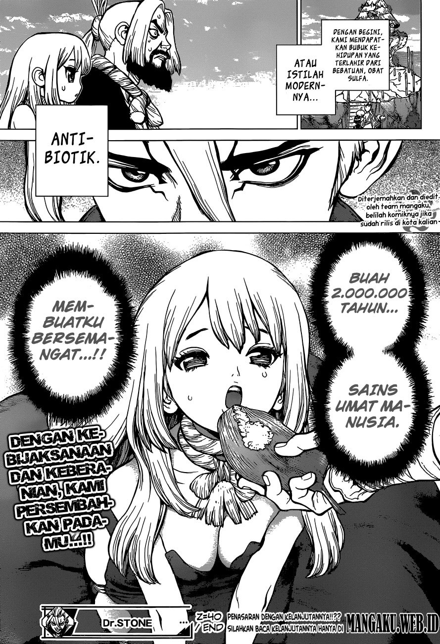 Dr. Stone chapter 40 halaman 21
