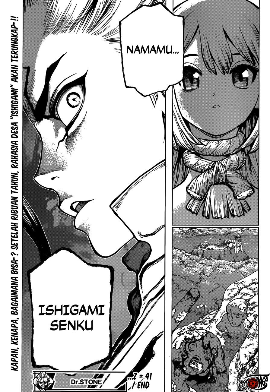 Dr. Stone chapter 41 halaman 18