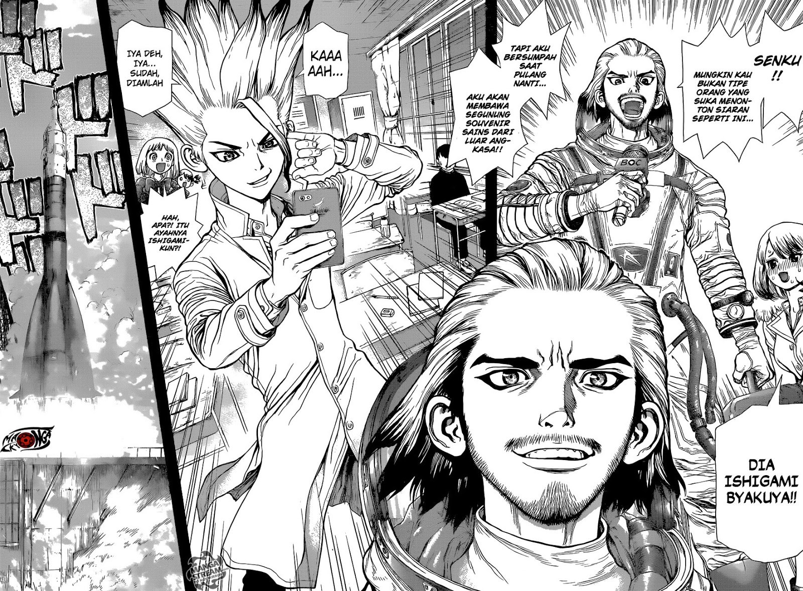 Dr. Stone chapter 42 halaman 16