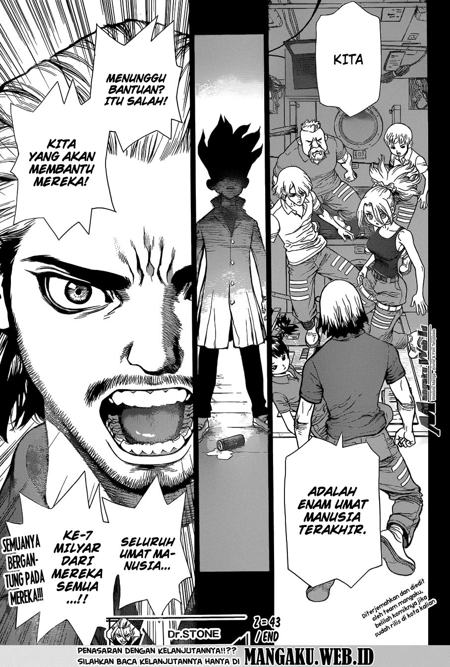 Dr. Stone chapter 43 halaman 18