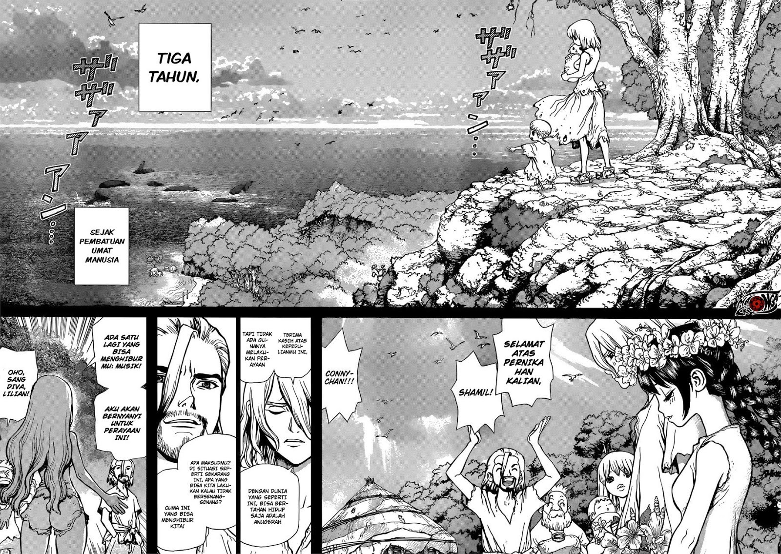 Dr. Stone chapter 44 halaman 14