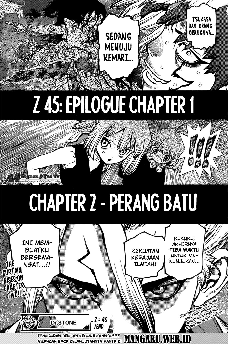 Dr. Stone chapter 45 halaman 18