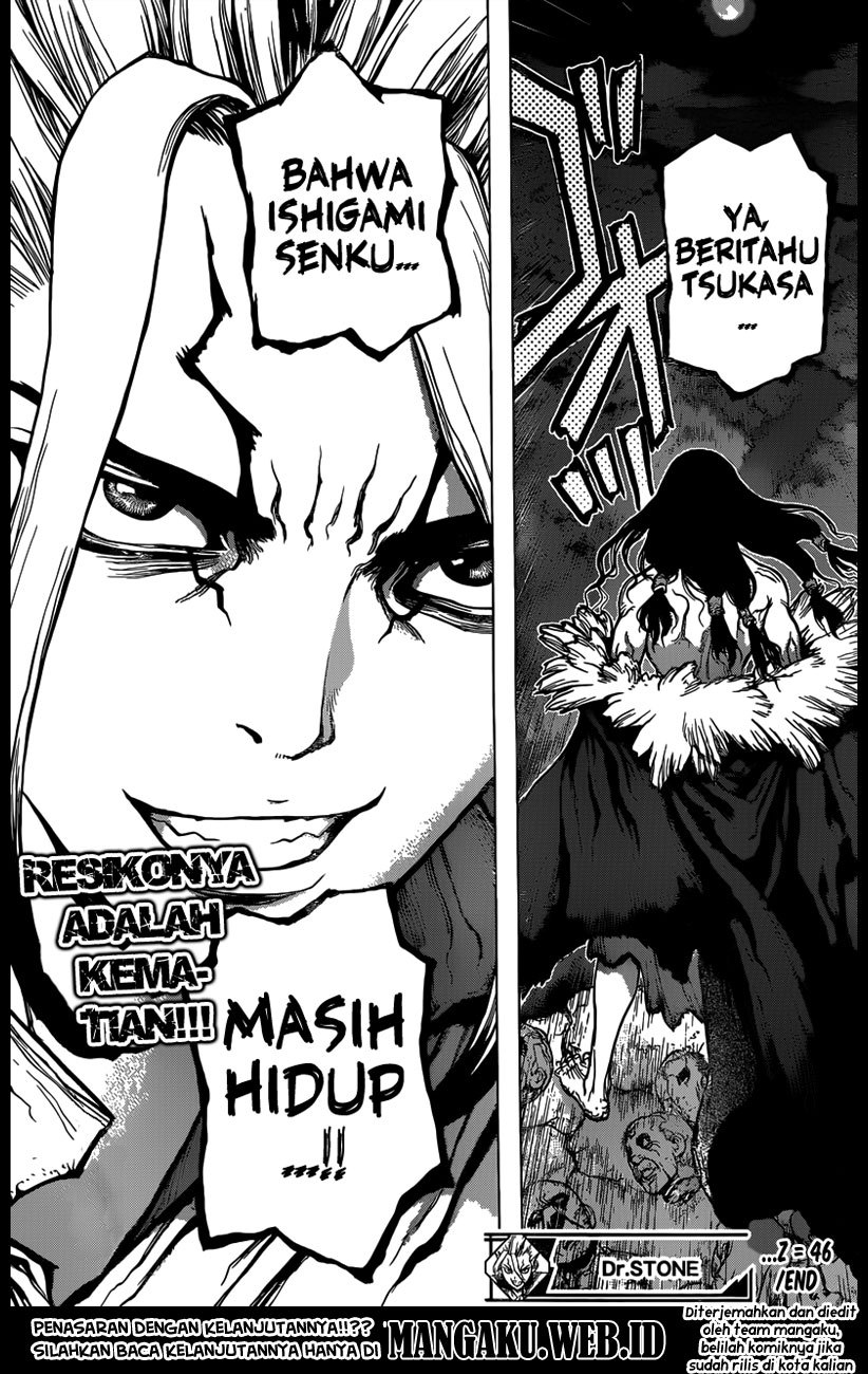 Dr. Stone chapter 46 halaman 19
