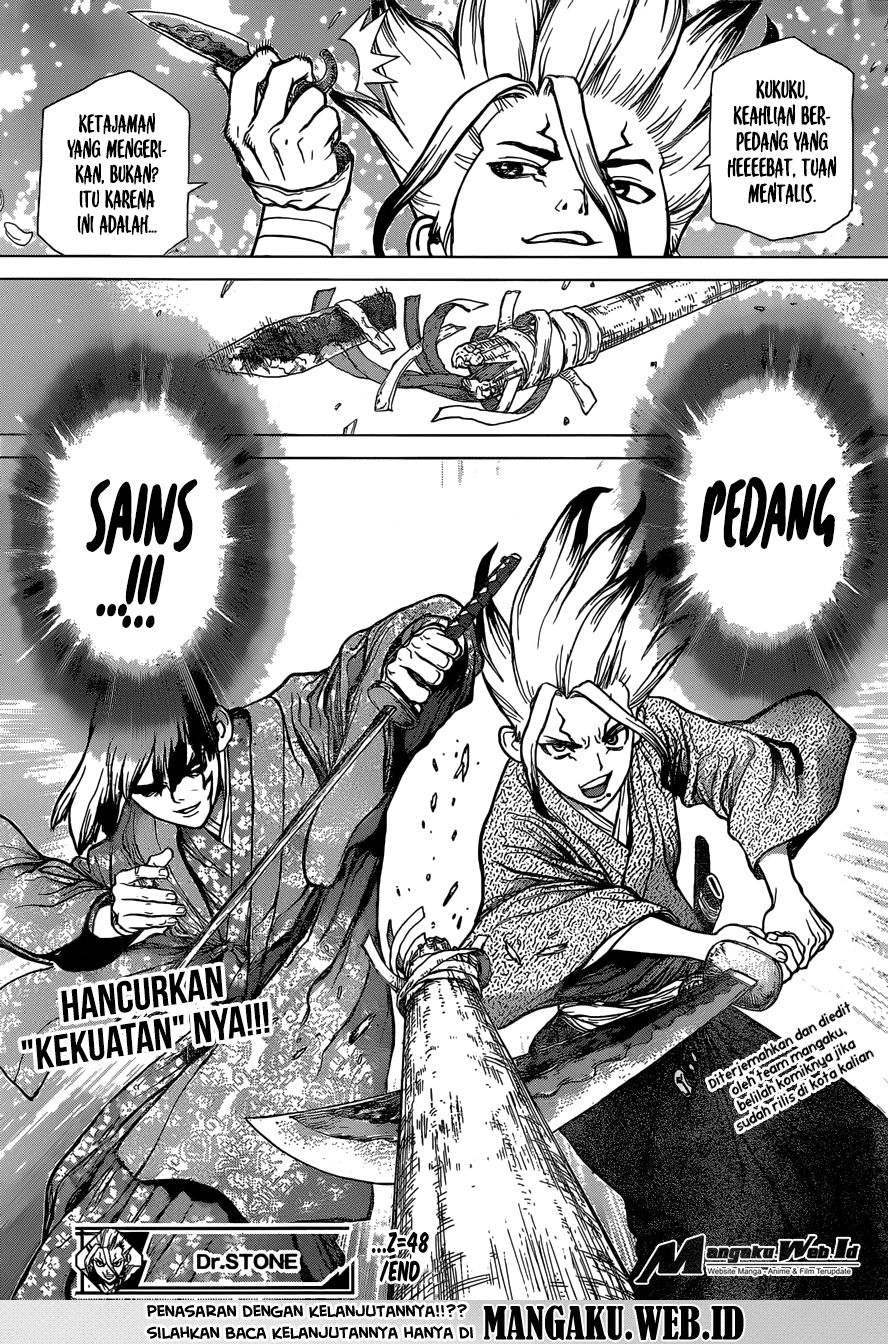 Dr. Stone chapter 48 halaman 20