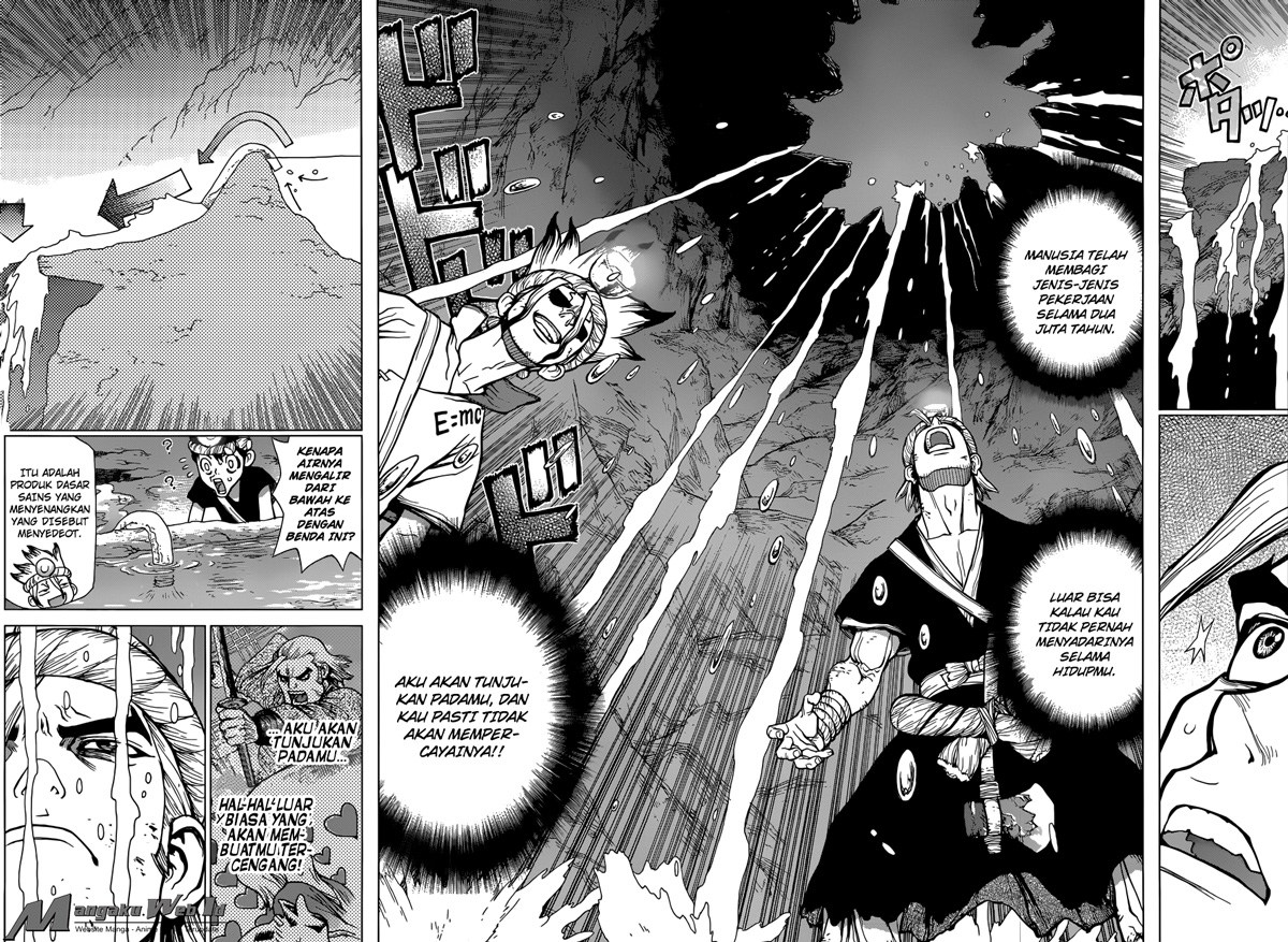 Dr. Stone chapter 55 halaman 17