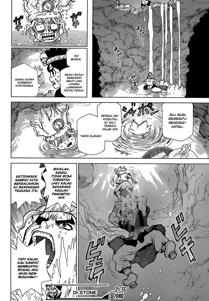 Dr. Stone chapter 55 halaman 18