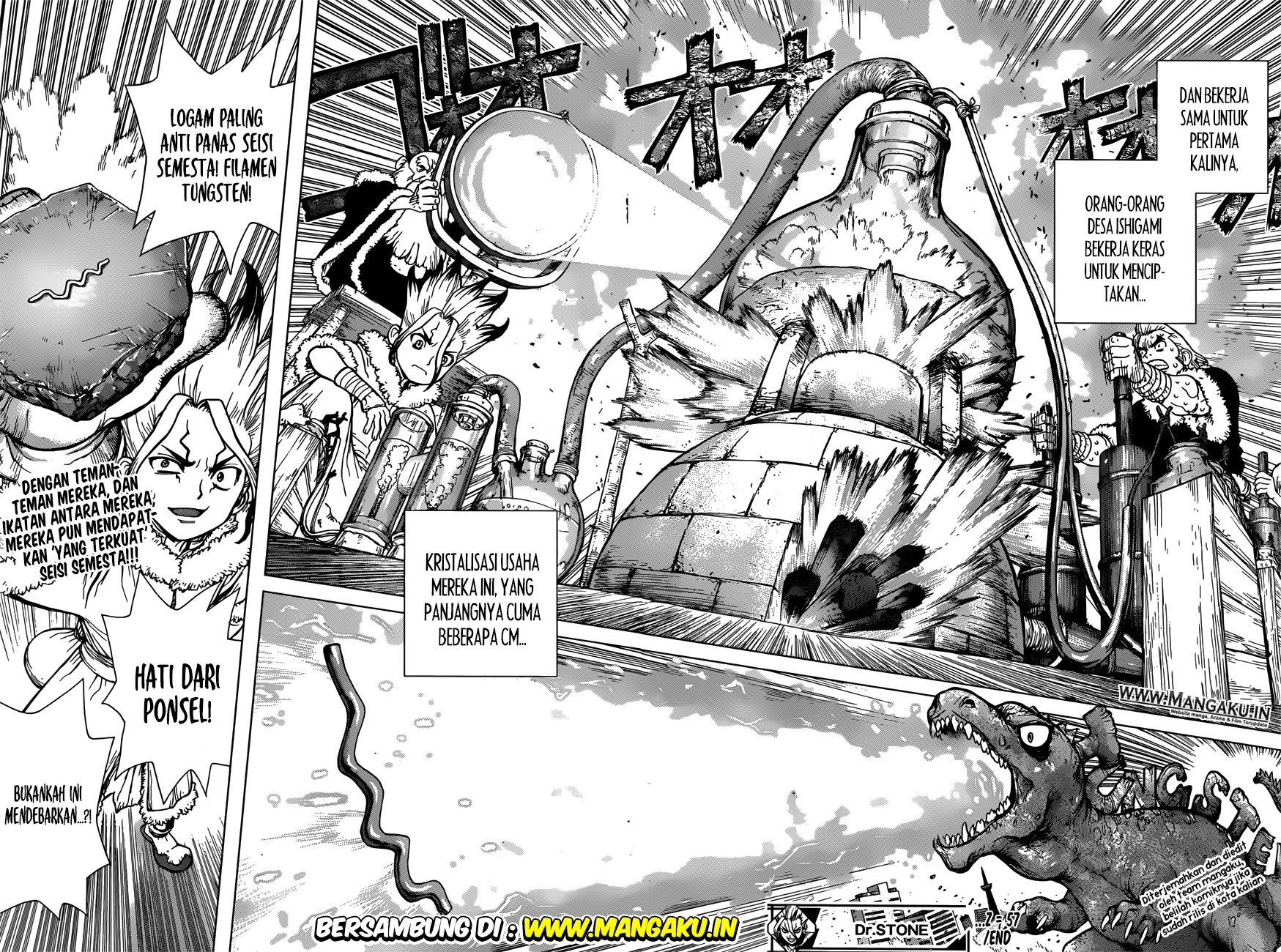 Dr. Stone chapter 57 halaman 21