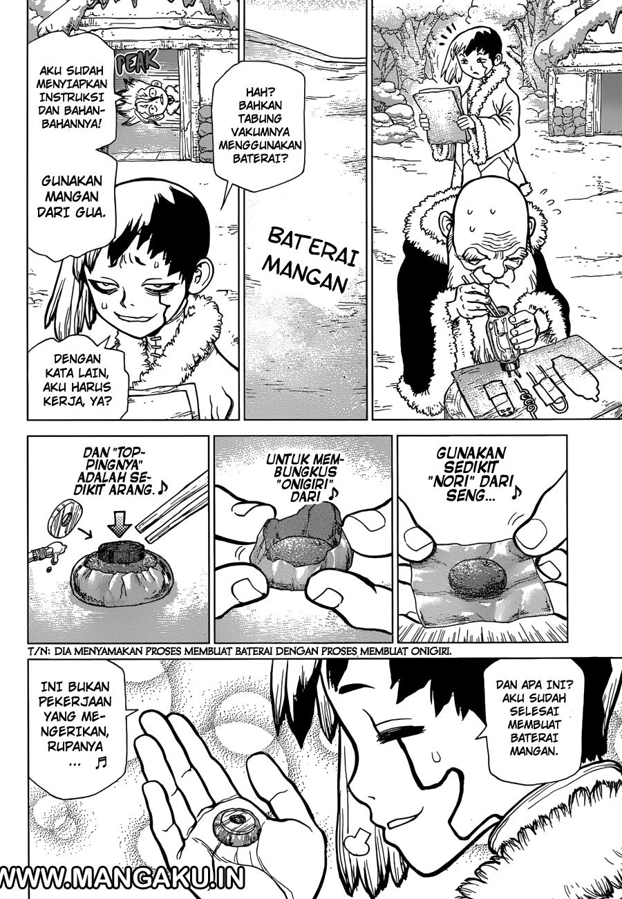 Dr. Stone chapter 58 halaman 17