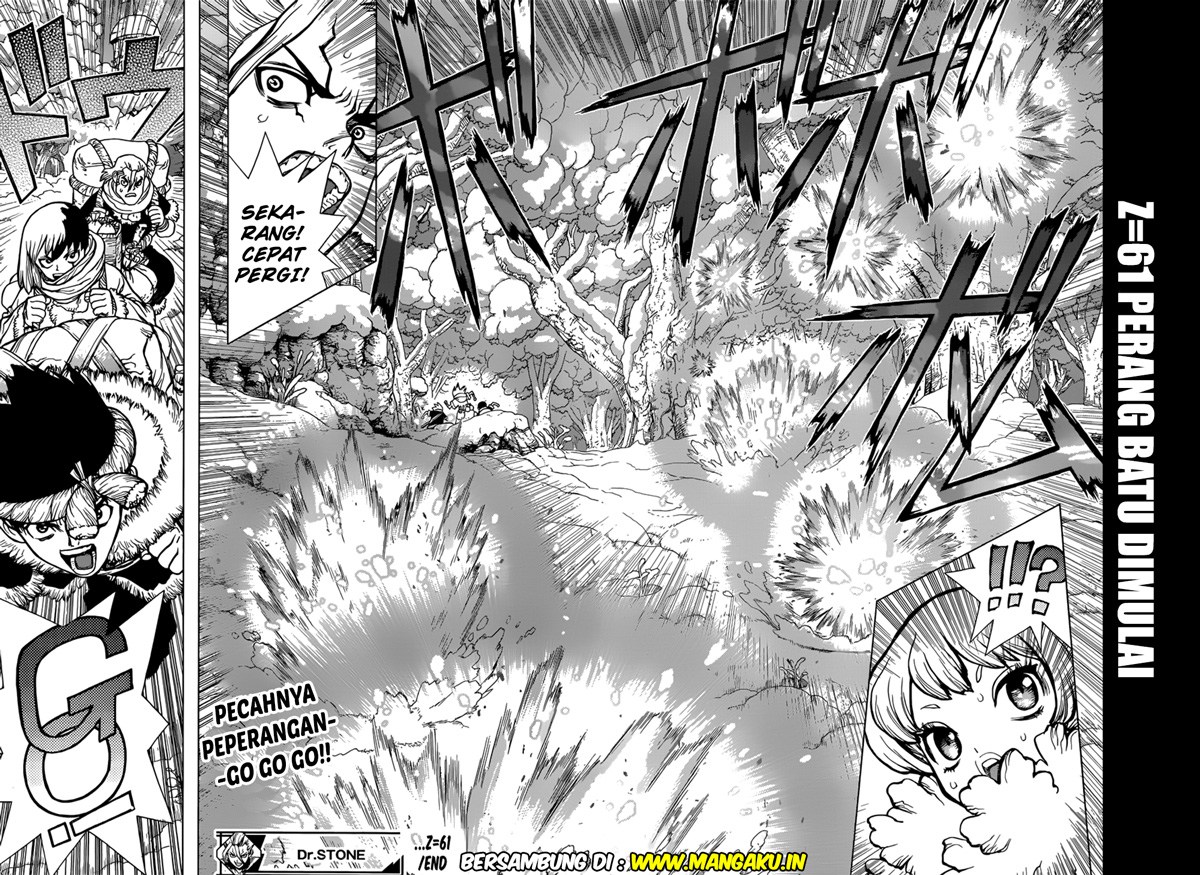 Dr. Stone chapter 61 halaman 17
