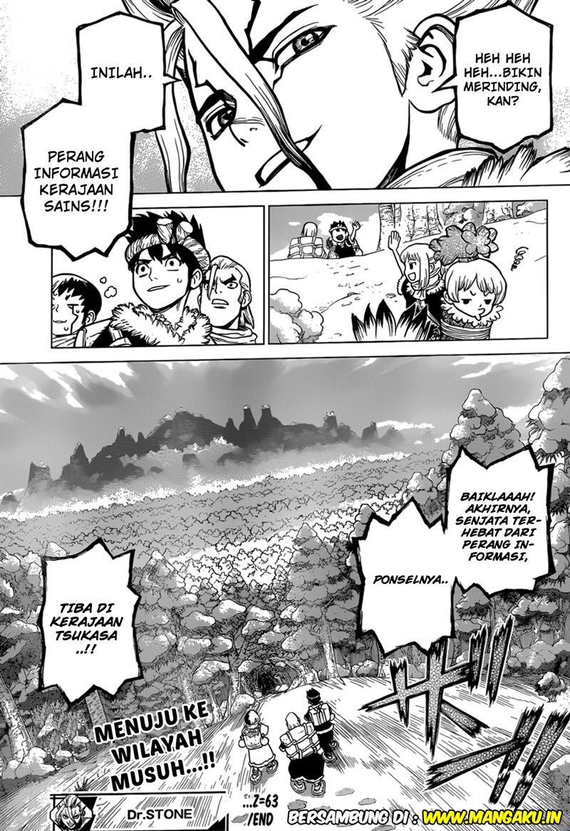 Dr. Stone chapter 63 halaman 20