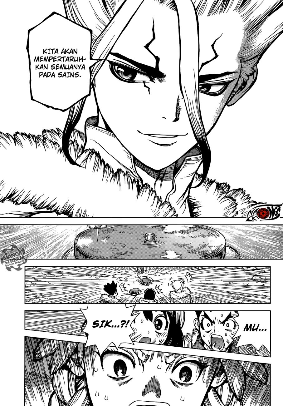 Dr. Stone chapter 66 halaman 15