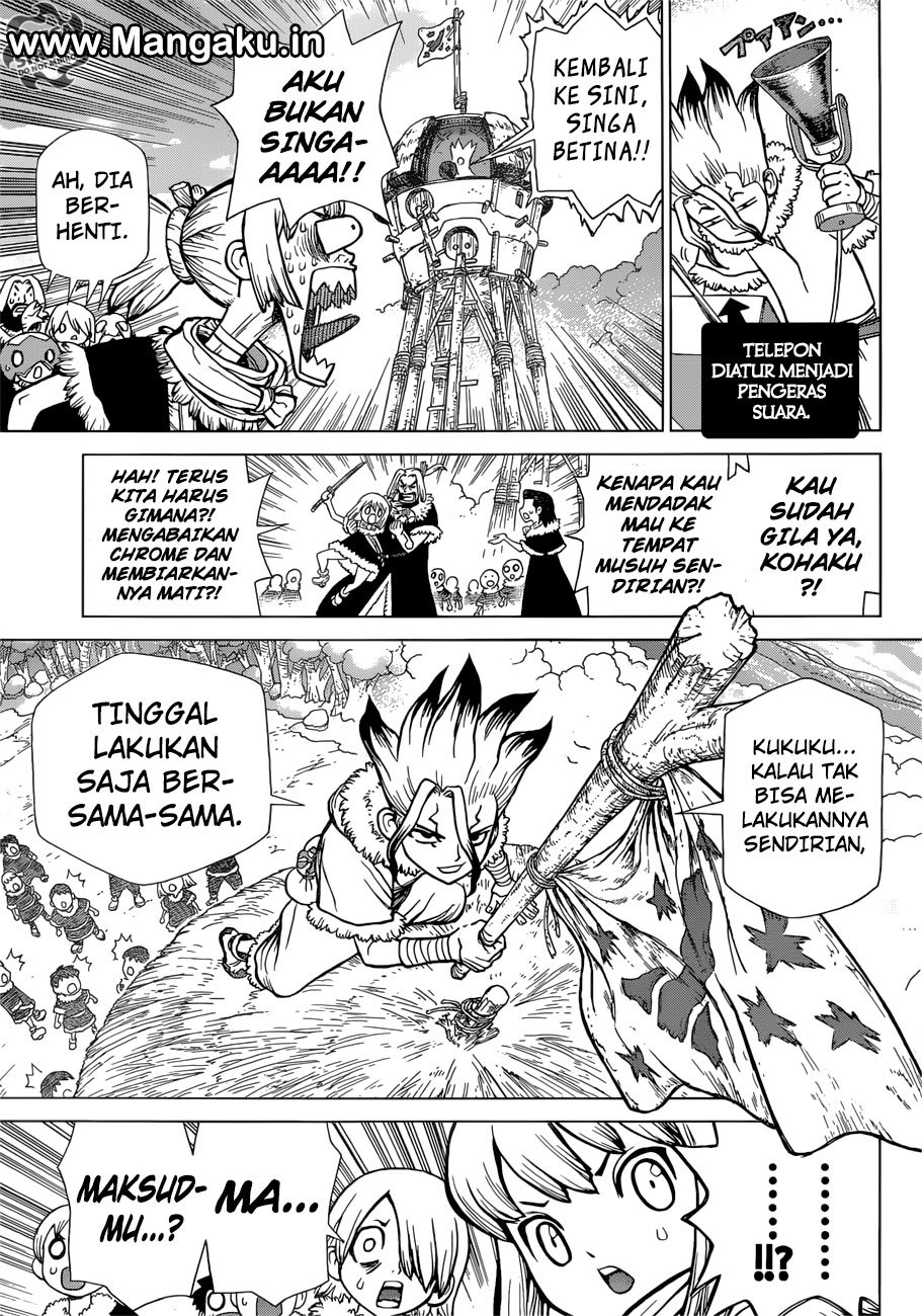 Dr. Stone chapter 67 halaman 15