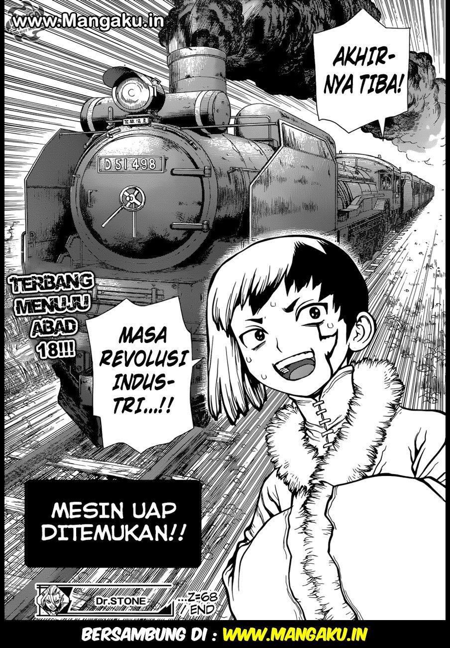 Dr. Stone chapter 68 halaman 19