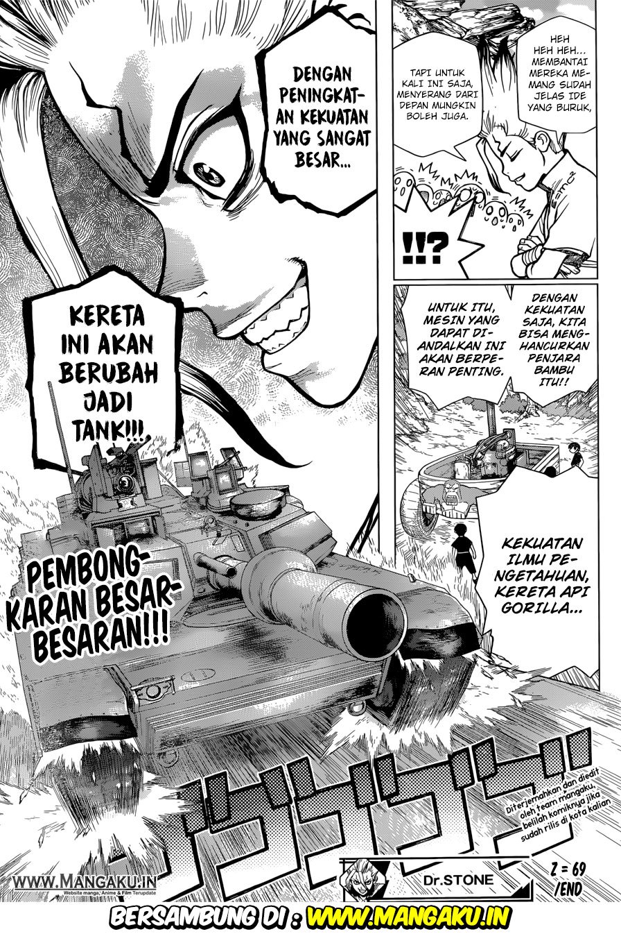 Dr. Stone chapter 69 halaman 17