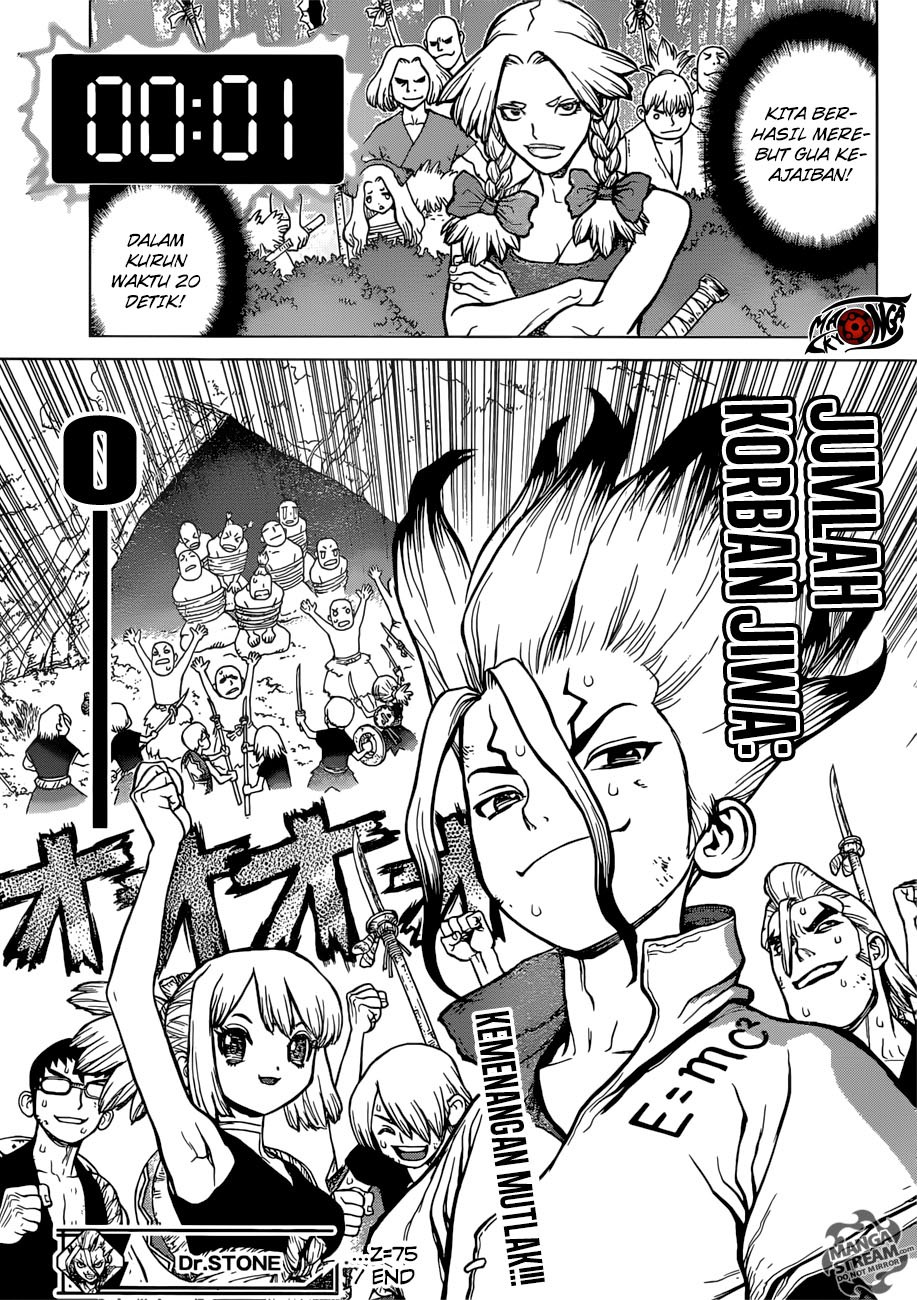Dr. Stone chapter 75 halaman 16