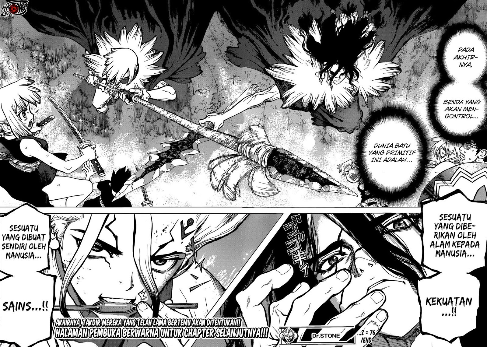 Dr. Stone chapter 76 halaman 16