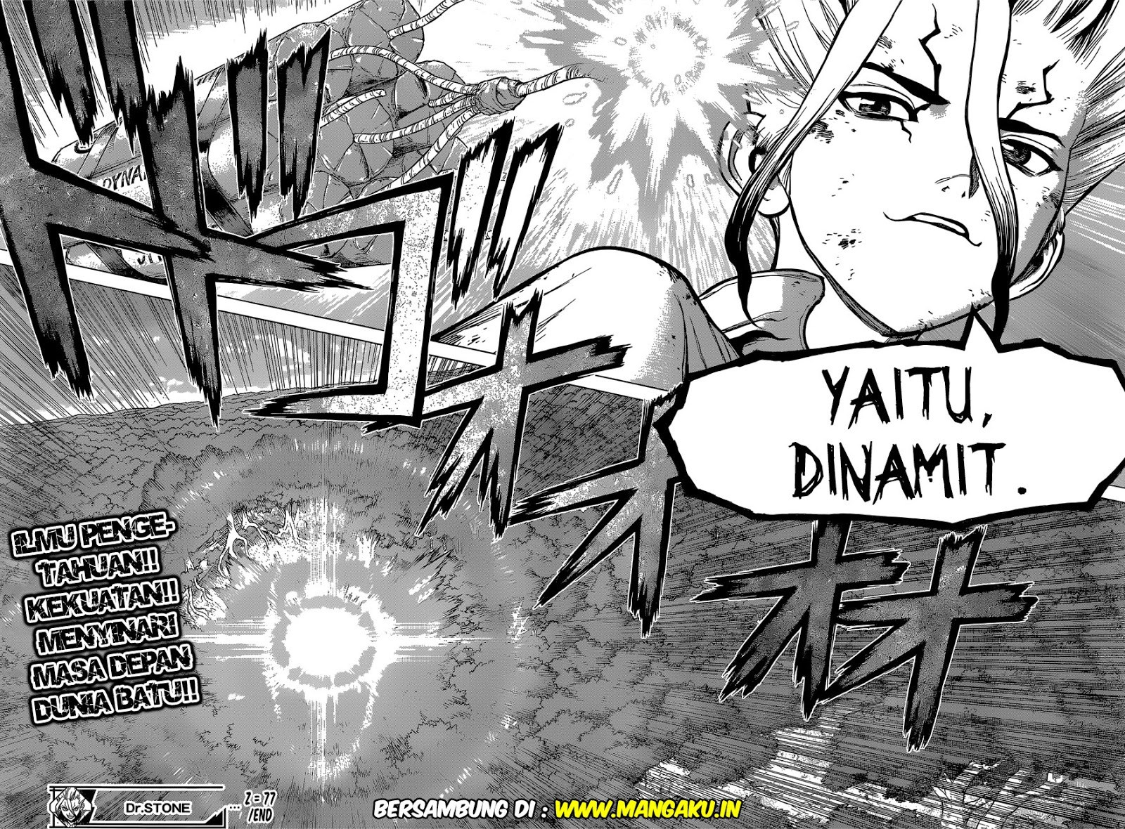 Dr. Stone chapter 77 halaman 21