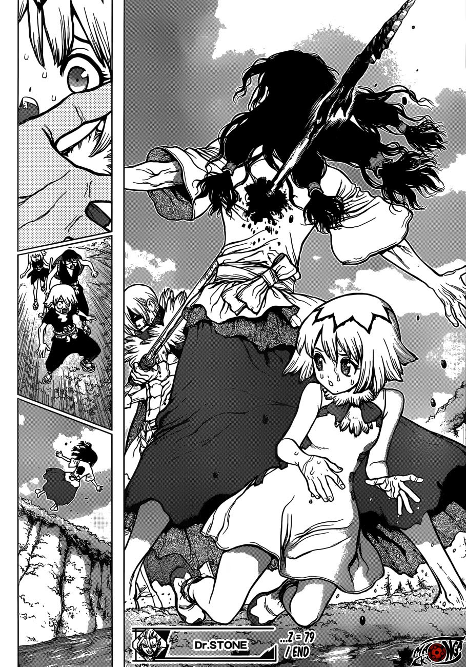Dr. Stone chapter 79 halaman 17